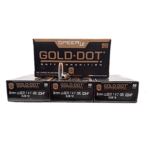 9mm - Speer Gold Dot 147 Grain JHP 53619 - 200 Rounds
