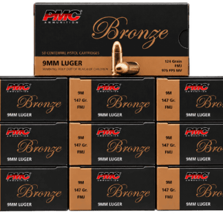 9mm - PMC Bronze 147 Grain FMJ - 500 Rounds