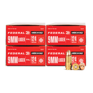 9mm - American Eagle AE9AP 124 Grain FMJ - 200 Rounds