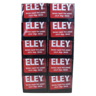 22 Long Rifle - Eley Tenex 40 Grain LRNFP - 500 Rounds
