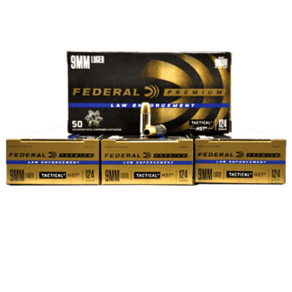 9mm - Federal P9HST1 LE 124 Grain JHP - 200 Rounds