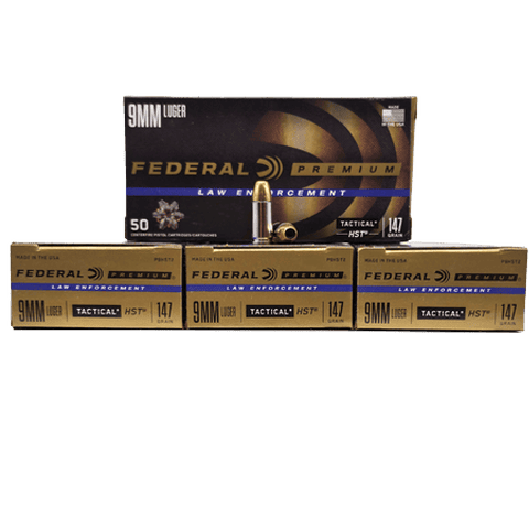 9mm - Federal P9HST2 LE 147 Grain JHP - 200 Rounds