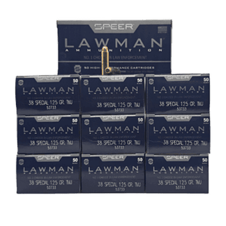 38 Special - Speer Lawman 125 Grain TMJ - 500 Rounds