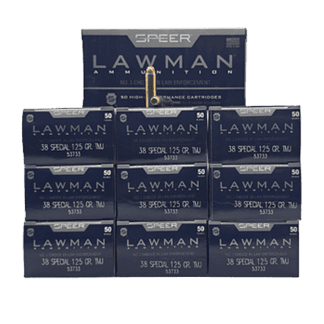 38 Special - Speer Lawman 125 Grain TMJ - 500 Rounds
