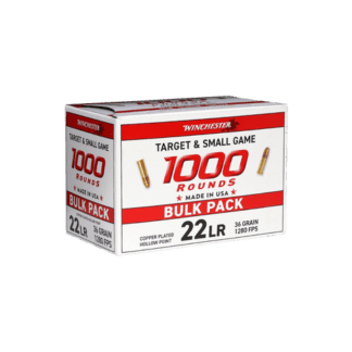 22 Long Rifle - Wichester Target & Small Game 36 Grain CPHP - 1000 Rounds