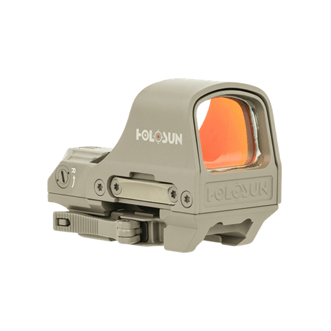 Holosun - HS510C Flat Dark Earth 1x, 2 MOA Red Dot/65 MOA Circle Reticle
