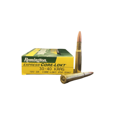 30-40 Krag - Remington 180 Grain Core-Lokt - 20 Rounds