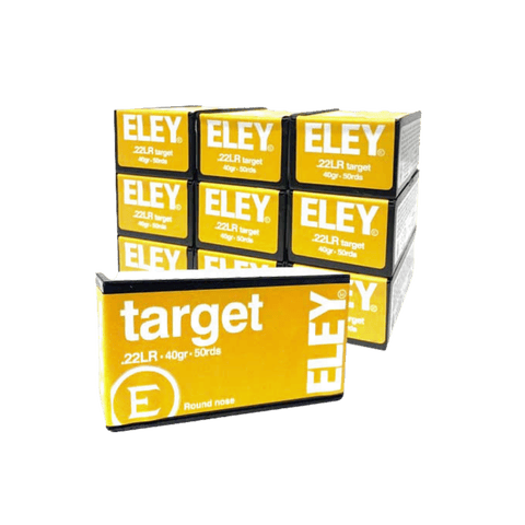 22 Long Rifle - Eley Target 40 Grain Round Nose - 500 Rounds