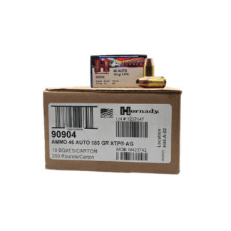 45 Auto - Hornady American Gunner 185 Grain XTP - 200 Rounds