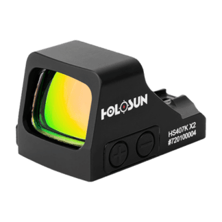 Holosun - HS407K-X2 Black Anodized 6 MOA Red Dot