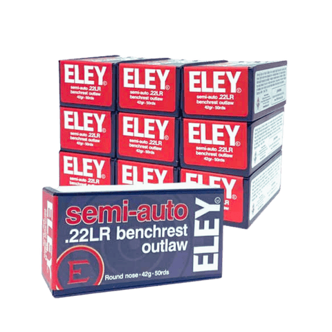 22 Long Rifle - Eley Outlaw 42 Grain Semi Auto Benchrest - 500 Rounds