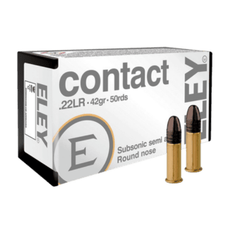 22LR - Eley Contact 42 Grain Subsonic - 50 Rounds
