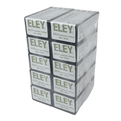 22LR - Eley Contact 42 Grain Subsonic - 500 Rounds