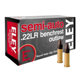 22LR - Eley Outlaw 42 Grain Semi Auto Benchrest - 50 Rounds