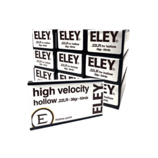 22 Long Rifle - Eley 38 Grain High Velocity Hollow Point - 500 Rounds