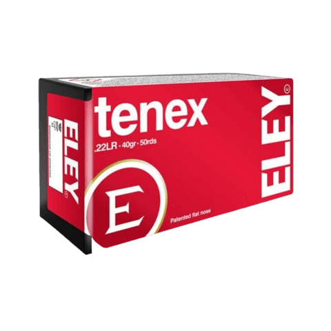 22LR - Eley Tenex 40 Grain LRNFP - 50 Rounds