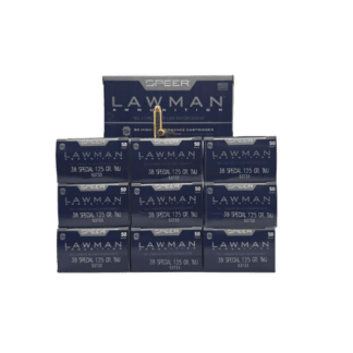 38 Special - Speer Lawman 125 Grain TMJ - 500 Rounds