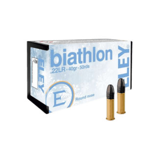 22 Long Rifle - Eley Biathlon 40 Grain Round Nose - 50 Rounds