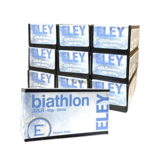22 Long Rifle - Eley Biathlon 40 Grain Round Nose - 500 Rounds