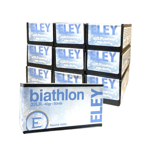 22 Long Rifle - Eley Biathlon 40 Grain Round Nose - 500 Rounds
