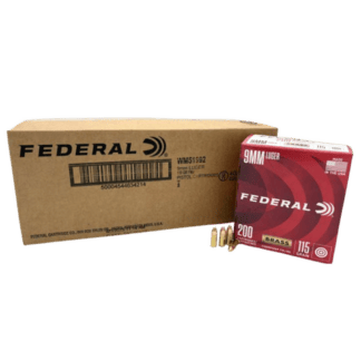 9mm - Federal Champion 115 Grain Full Metal Jacket - 1000 Rounds