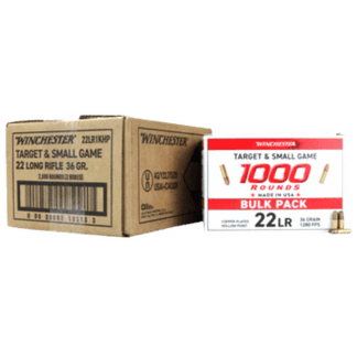 22LR - Wichester Target & Small Game 36 Grain CPHP - 2000 Rounds