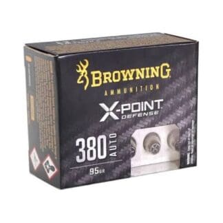 380 ACP - Browning X-Point 95 Grain Jacketed Hollow Point - 20 Rounds
