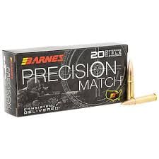 338 Lapua Mag - Barnes Precision Match 300 Grain OTM BT - 20 Rounds