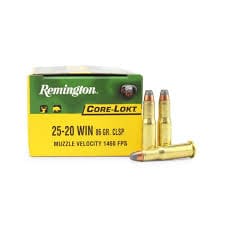 25-20 Win - Remington 86 Grain Pointed Soft Point Core Lokt - 50 Rounds
