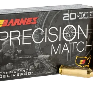 308 Win - Barnes Precision Match 175 Grain OTMBT - 20 Rounds