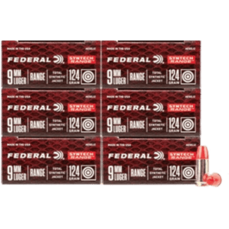 9mm - Federal Syntech Range 124 Grain TSJ - 200 Rounds