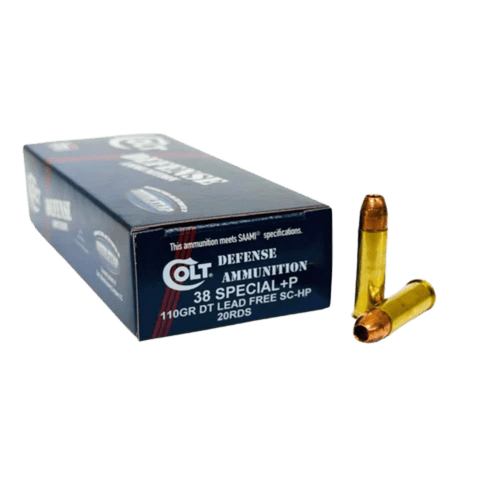 38 Special - Colt Defense 110 Grain +P SC-HP - 20 Rounds