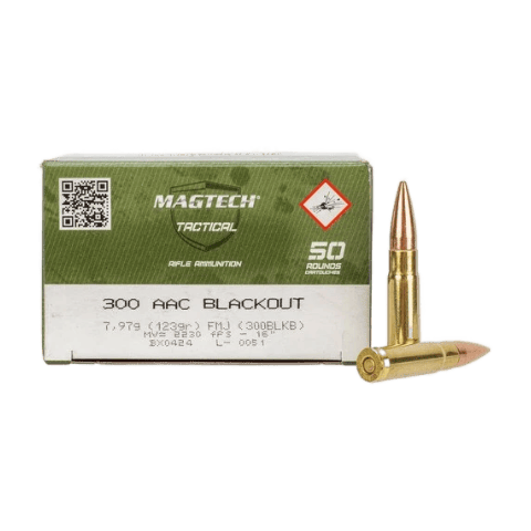300 Blackout - Magtech 123 Grain FMJ - 50 Rounds
