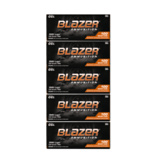9mm - CCI Blazer 124 GR. Full Metal Jacket - 500 Rounds
