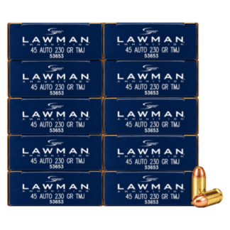 45 Auto - Speer Lawman 230 Grain TMJ - 500 Rounds