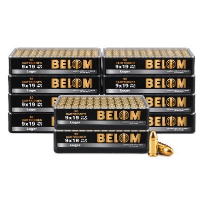 9mm - BELOM 124 Gr. Full Metal Jacket - 500 Rounds