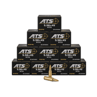 5.56 NATO - ATS 55 M193 55 Grain Full Metal Jacket - 200 Rounds