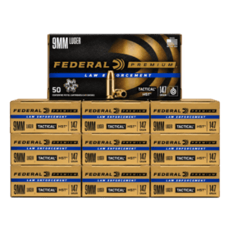 9mm - Federal P9HST2 LE 147 Grain JHP - 500 Rounds