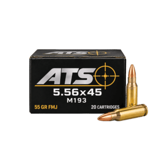 5.56 NATO - ATS 55 M193 55 Grain Full Metal Jacket - 20 Rounds